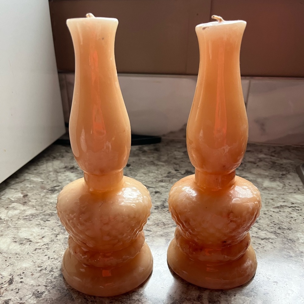 Vintage Cottage core candles